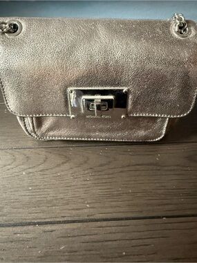 Michael Kors Metallic Gold Chain Shoulder Bag